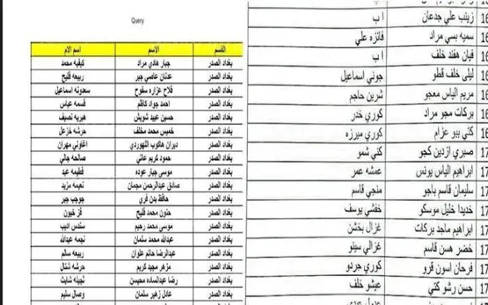 اسماء المشمولين في الرعاية الاجتماعية 2024 الوجبة الأخيرة بالعراق