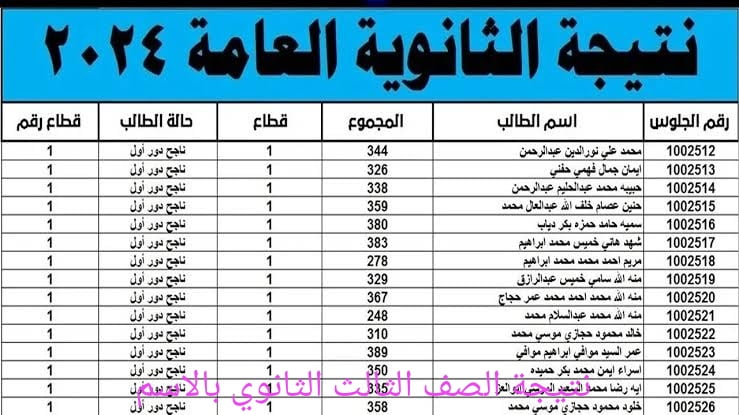 موقع natega4dk نتيجة نت الثانوية العامة بالاسم فقط 2024 استعلم فور ظهورها من وزارة التربية والتعليم