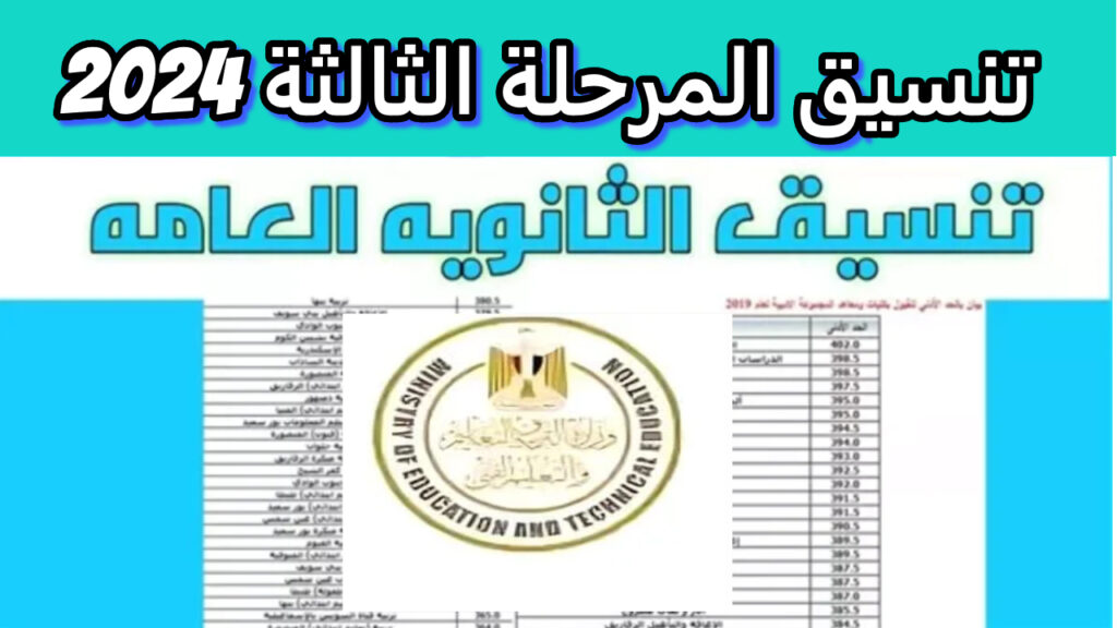 مؤشرات تنسيق المرحلة الثالثة