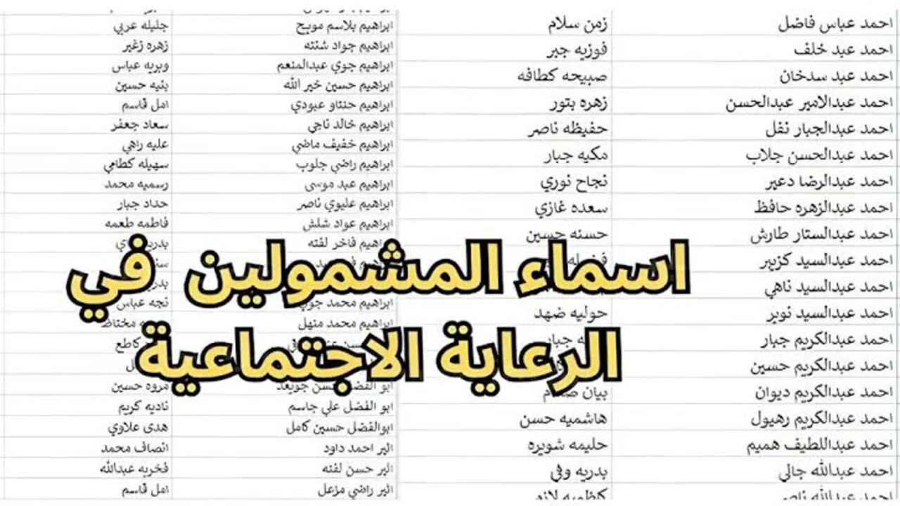 هاكو اسمك.. كيفية الاستعلام عن أسماء المشمولين في الرعاية الاجتماعية الوجبة السابعة عبر منصة مظلتي