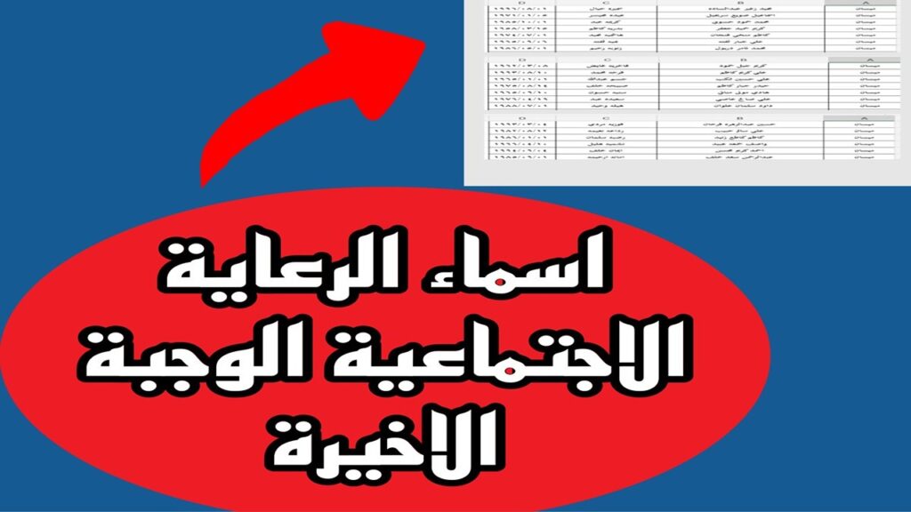 ســايـت اسماء الرعاية الاجتماعية الوجبة الاخـيـرة خــلال موقع مظــلــتي الالكترونية /spa.gov.iq/umbrella/ فـــور الاعــلان عنها من قبل وزارة العمل