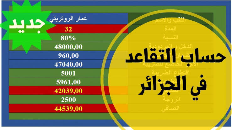 “الحكومة الجـزائرية”: طريقة حساب قيمة معاش الموظفين المتقاعدين في الجزائر 2024.. احسب تقاعدك بنفسك!!