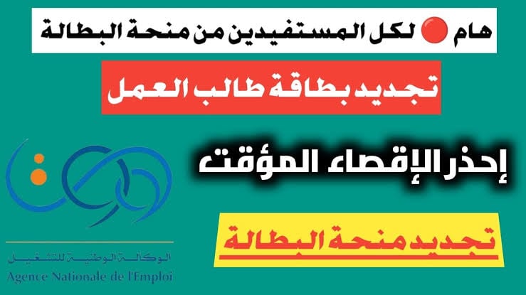 ” هتتوقف منك للأبد ” تجديد منحة البطالة في الجزائر 2024 الوكالة الوطنية للتشغيل anem.dz الشروط والمستندات المطلوبة